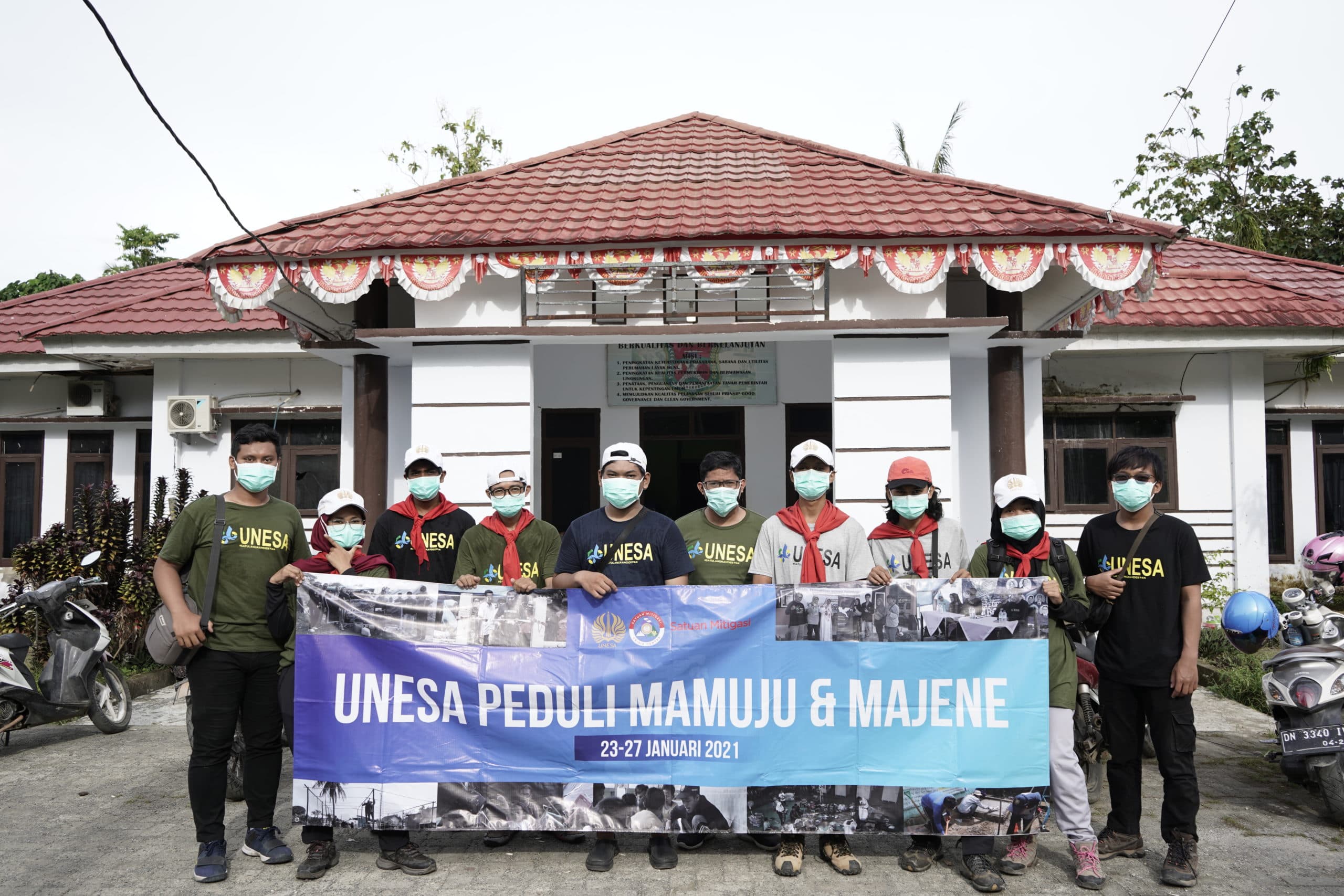 Cerita Aktivitas Relawan Unesa di Mamuju Dan Majene