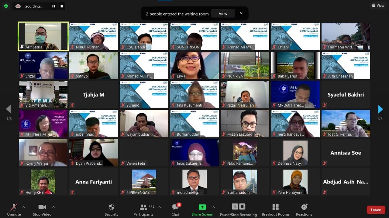 LPPM IPB University Sosialisasikan #IPBmengabdi, Program Pengabdian Masyarakat 2021