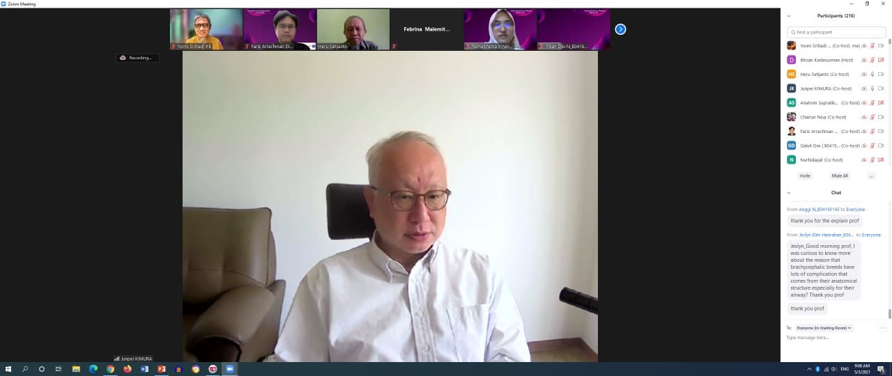 Kuliah Tamu FKH IPB University Hadirkan Ahli Anatomi dari Korea Selatan