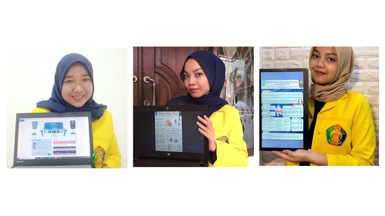 MAHASISWA VOKASI UI RAIH JUARA 1 PADA LOMBA POSTER IKATAN FISIOTERAPI INDONESIA 2021