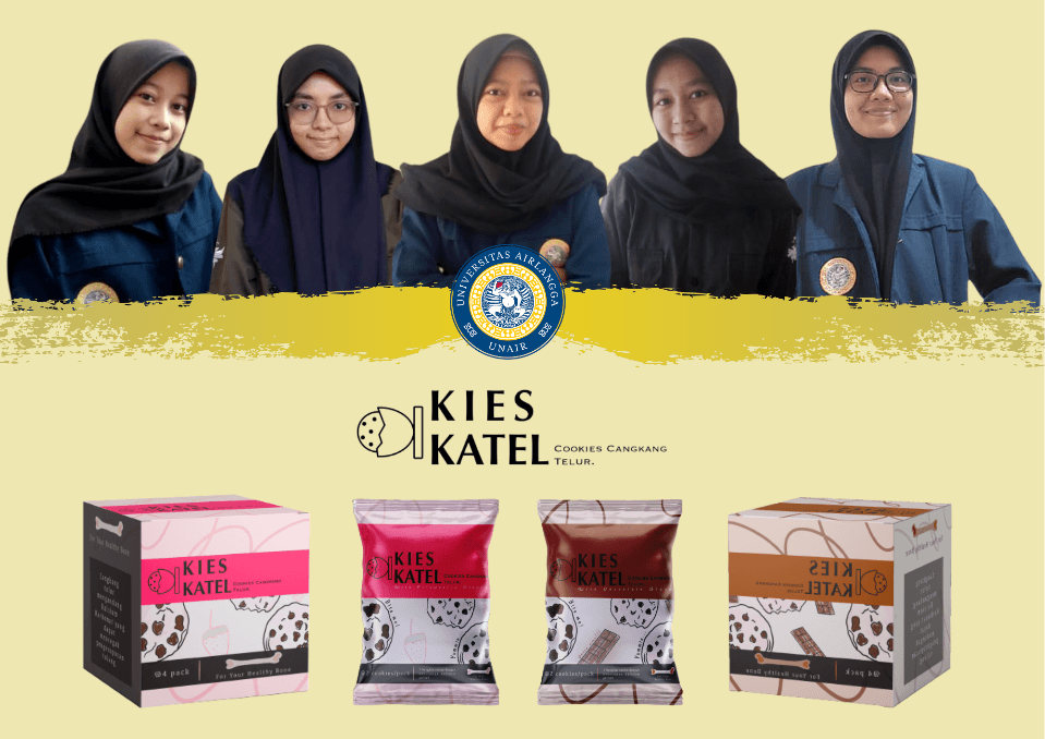 Mahasiswa UNAIR Sulap Cangkang Telur Jadi Kukis Pencegah Osteoporosis