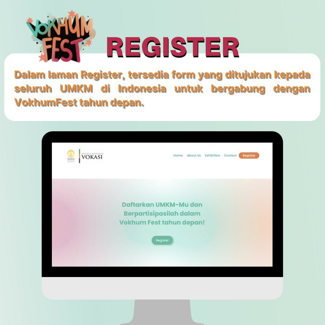 VOKHUMFEST UI BANTU UMKM DI JABODETABEK PRODUKSI MATERI VISUAL