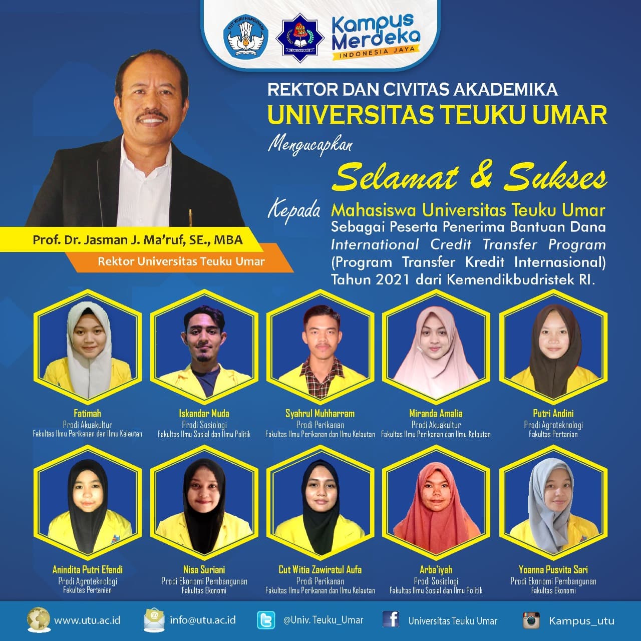 Dalam Seminggu, UTU Memenangkan 3 Kompetisi Kemendikbudristek RI