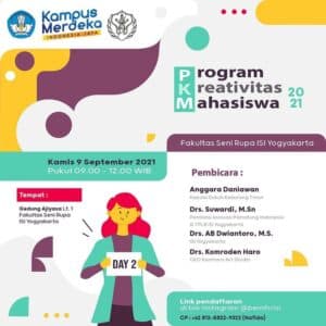 ISI Yogyakarta Menyelenggarakan Sosialiasi Program Kreativitas Mahasiswa 2021