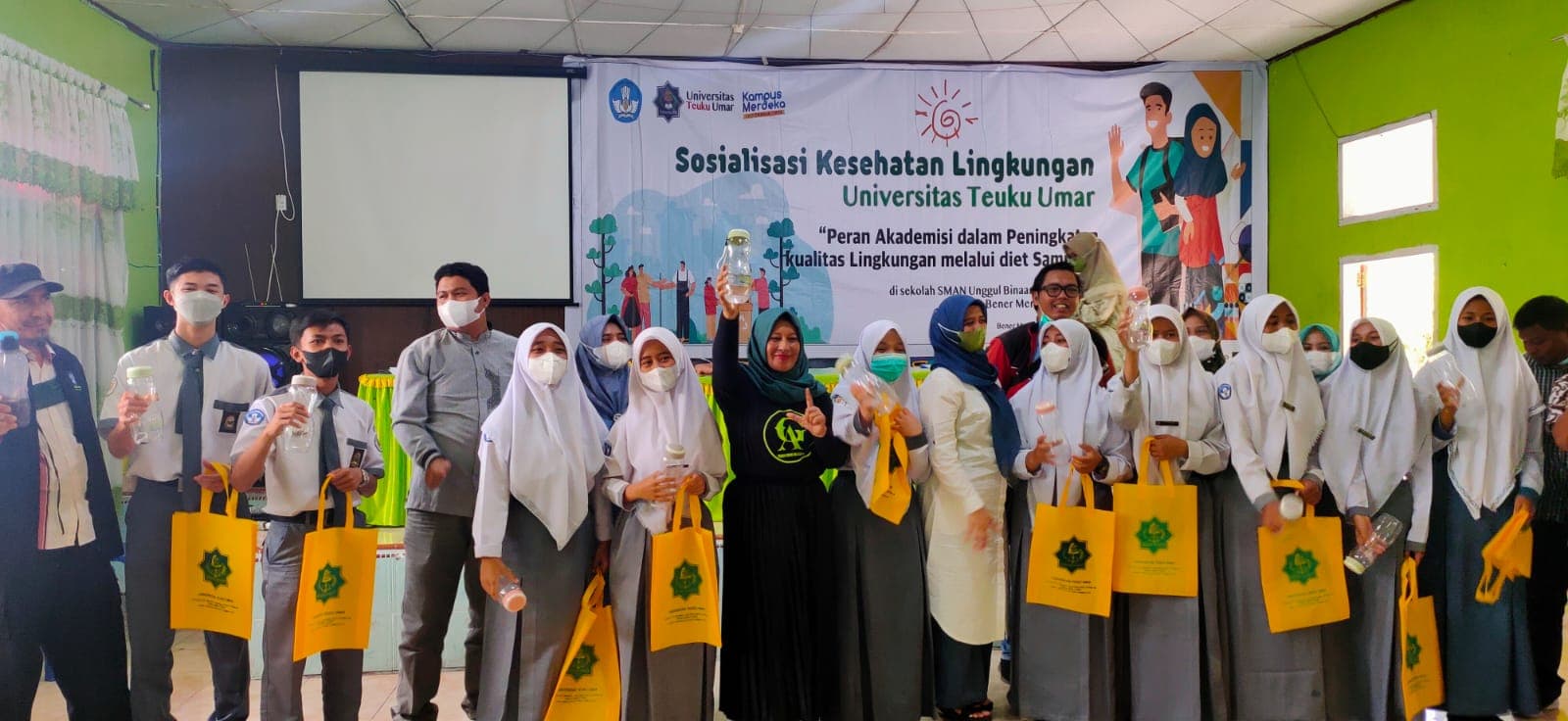 Sukses Diet Plastik Green Matric UTU Sosialisasikan Kesadaran Kesehatan Lingkungan di Bener Meriah