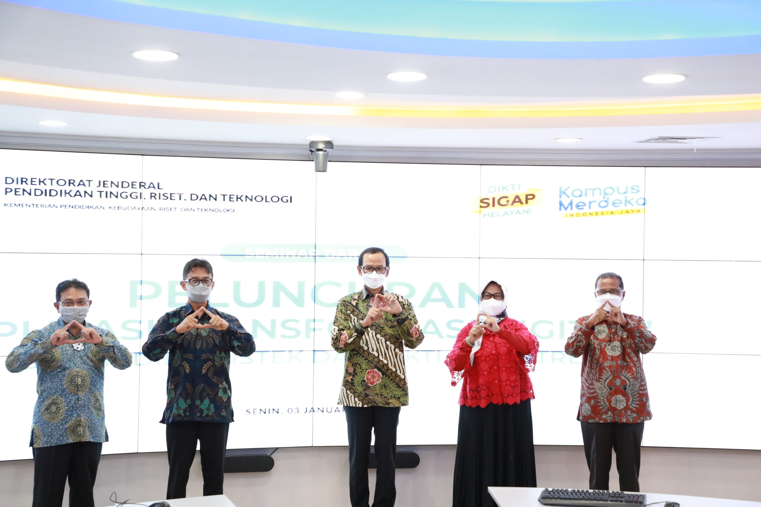 Dukung Transformasi Digital Pendidikan Tinggi, Ditjen Diktiristek Luncurkan Empat Aplikasi dan Satu Fasilitas Baru