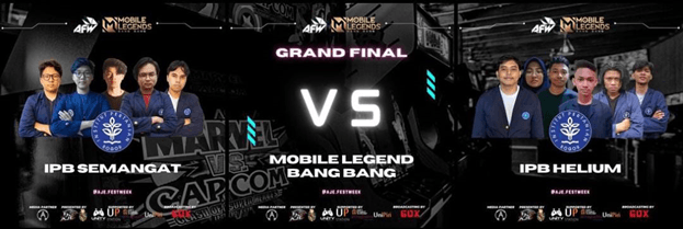 Tim Mobile Legend IPB University Juara 1 dan 2 di Atma Jaya Esport Festival Week 2022