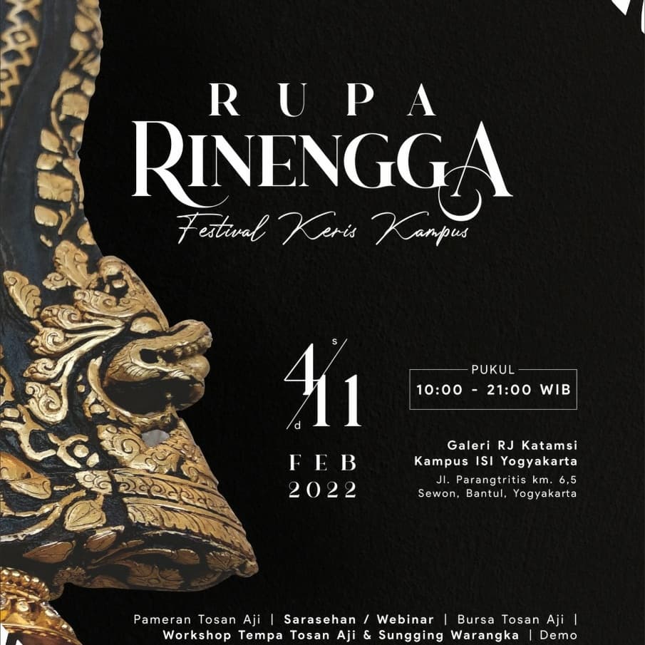 Pameran Keris Bertaraf Nasional di Galeri R.J. Katamsi ISI Yogyakarta