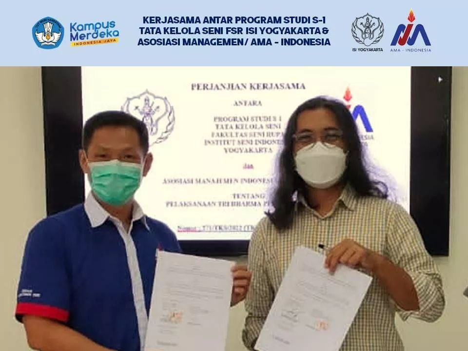 Program Studi Tata Kelola Seni ISI Yogyakarta Jalin Kerjasama dengan AMA INDONESIA Cabang Yogyakarta