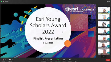 Mahasiswi IPB University Raih Juara 3 pada Esri Young Scholars Award 2022
