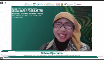 Dr Sahara Paparkan Transformasi Pasar Tani Digital di Indonesia dalam Seminar Internasional Sistem Pangan Berkelanjutan di Asia Tenggara
