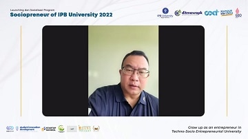 Rektor Prof Arif Satria Luncurkan Program Sociopreneur of IPB University 2022
