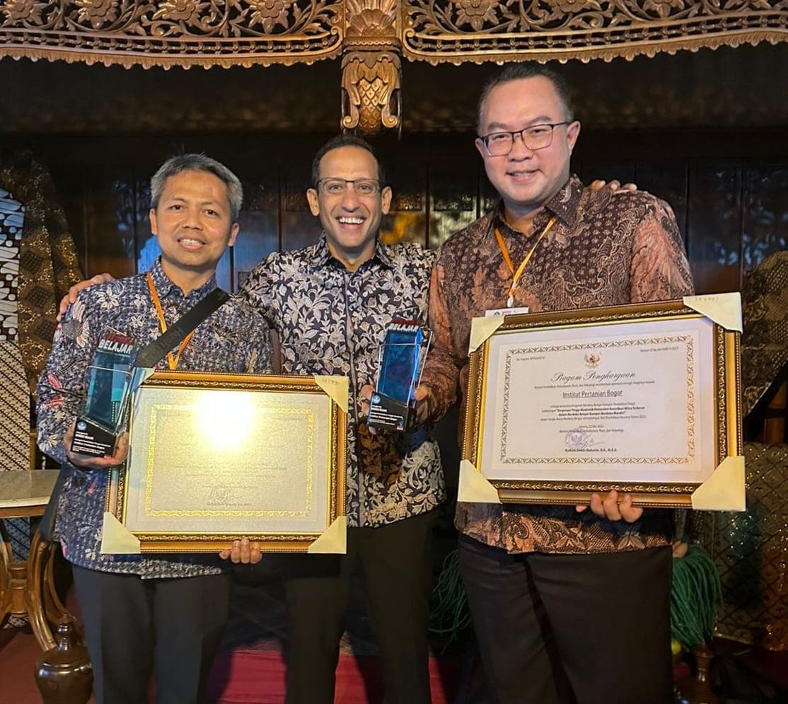 IPB University Raih Dua Penghargaan Anugerah Merdeka Belajar 2023 dari Kemdikbudristek RI