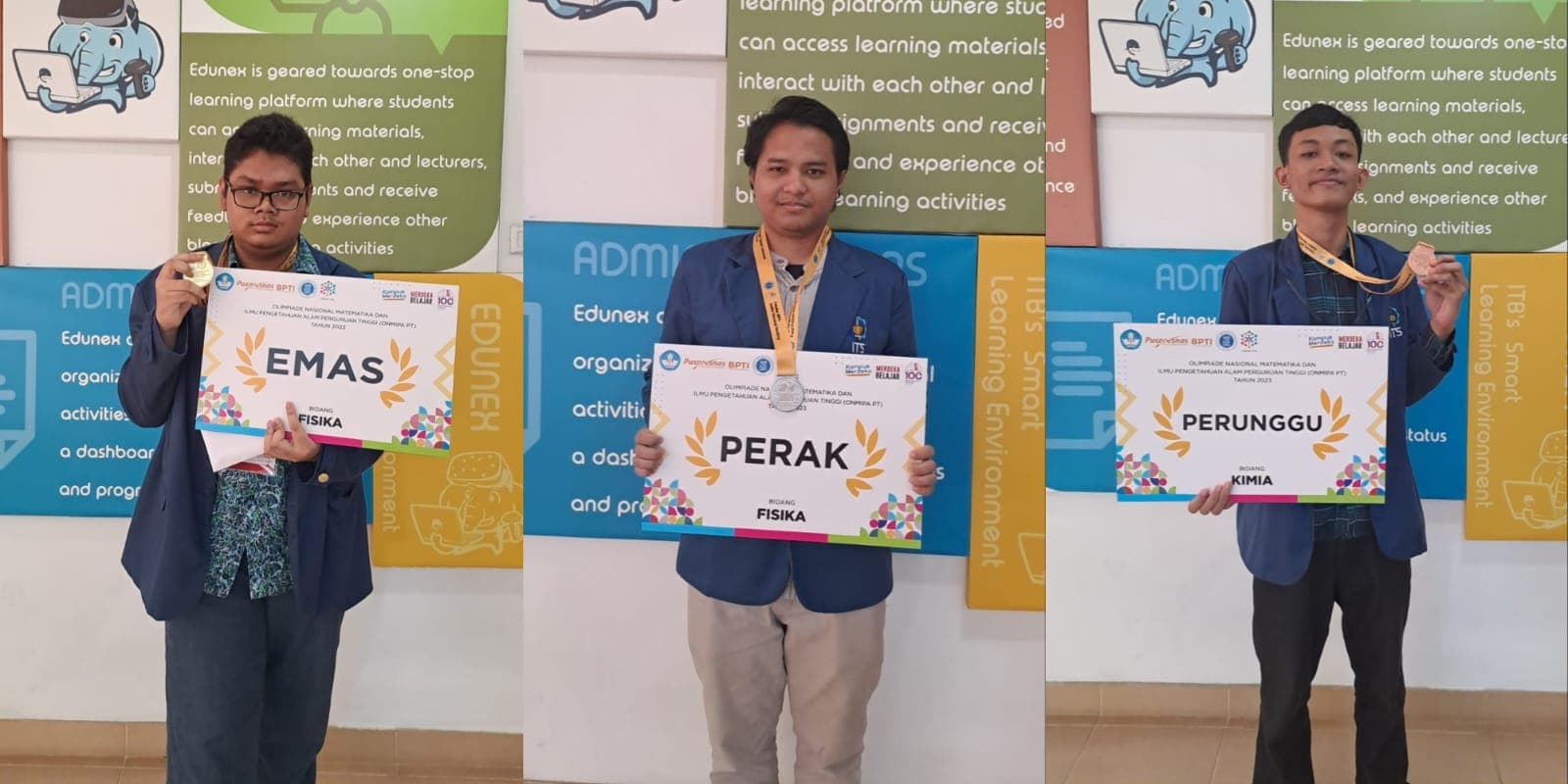 ITS Berhasil Sabet Tiga Medali di ONMIPA-PT 2023