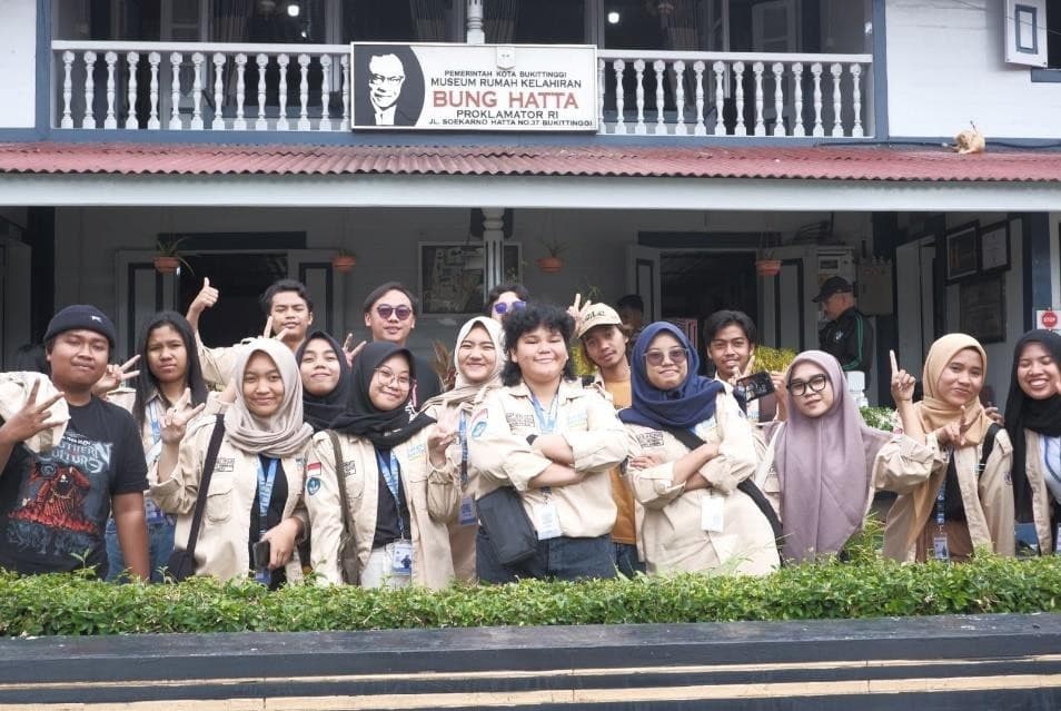 Tugas Modul Nusantara, Peserta Pertukaran Mahasiswa Merdeka 3 Inbound Institut Seni Indonesia (ISI) Padang Panjang Kunjungi Museum Rumah Kelahiran Bung Hatta
