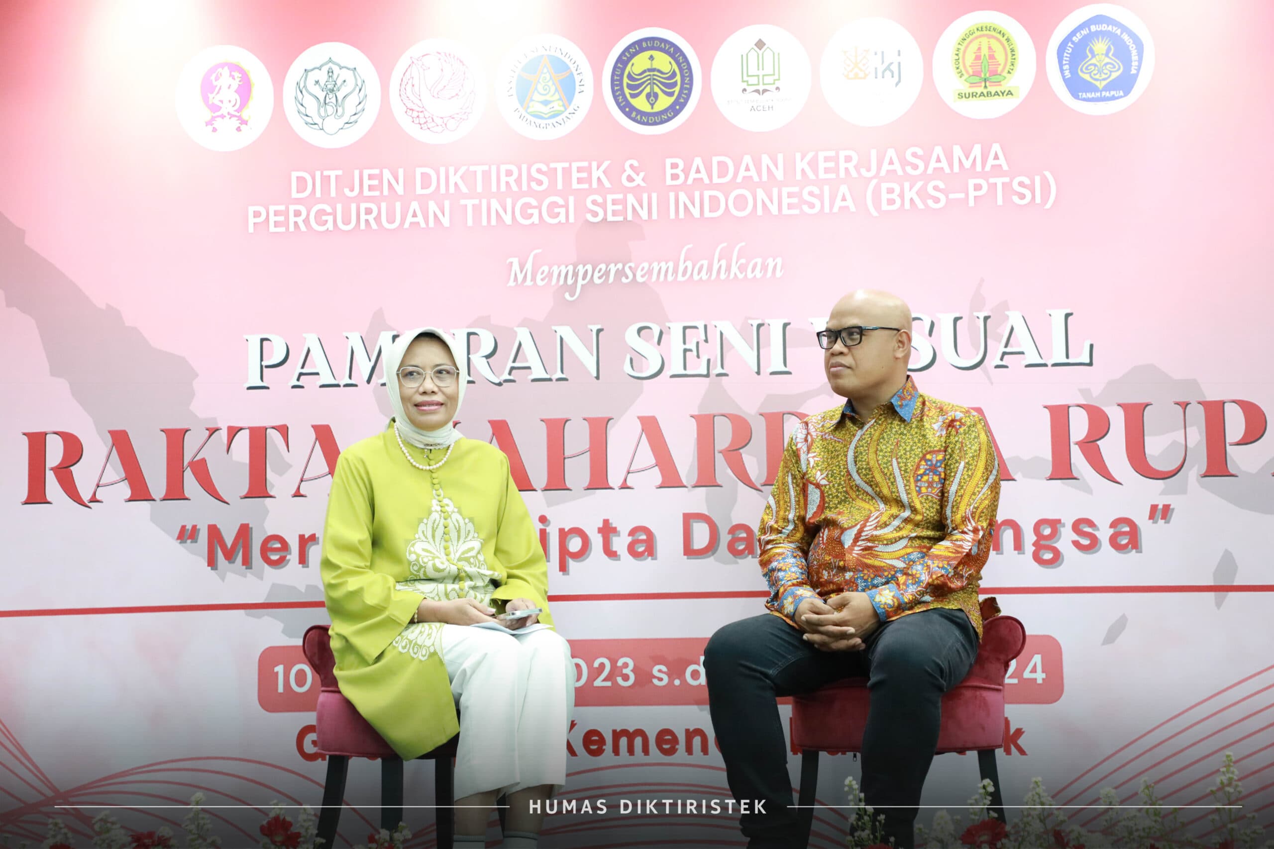 Gandeng Perguruan Tinggi Seni se-Indonesia, Gedung Ditjen Diktiristek Disulap Jadi Galeri Seni