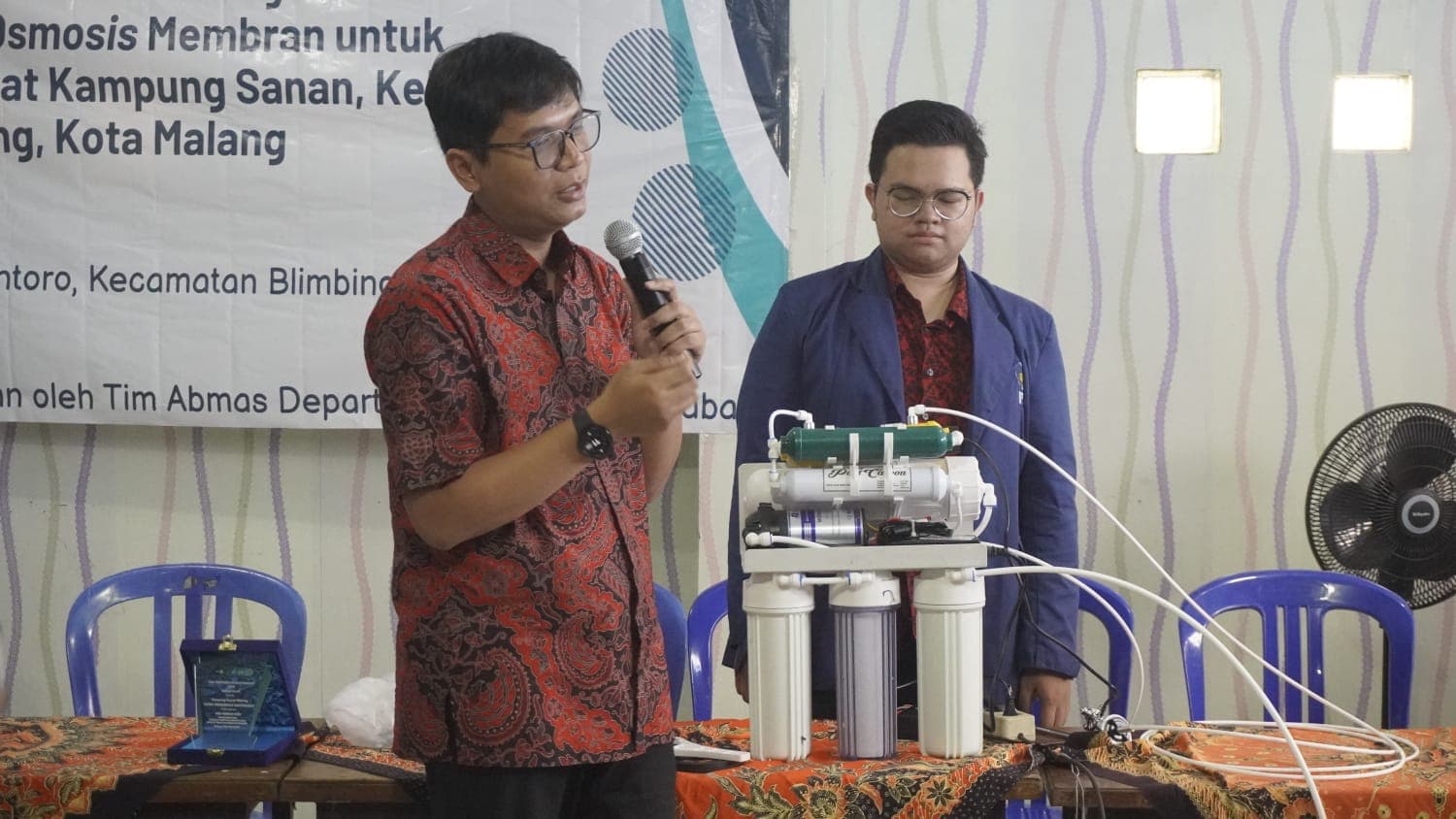 Perbaiki Kualitas Air, KKN Abmas ITS Aplikasikan Metode Membran