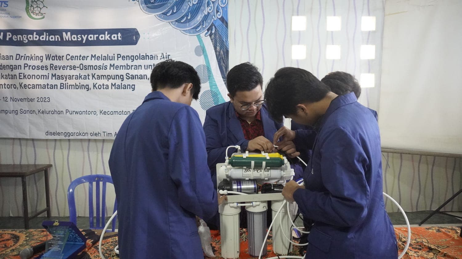 Perbaiki Kualitas Air, KKN Abmas ITS Aplikasikan Metode Membran