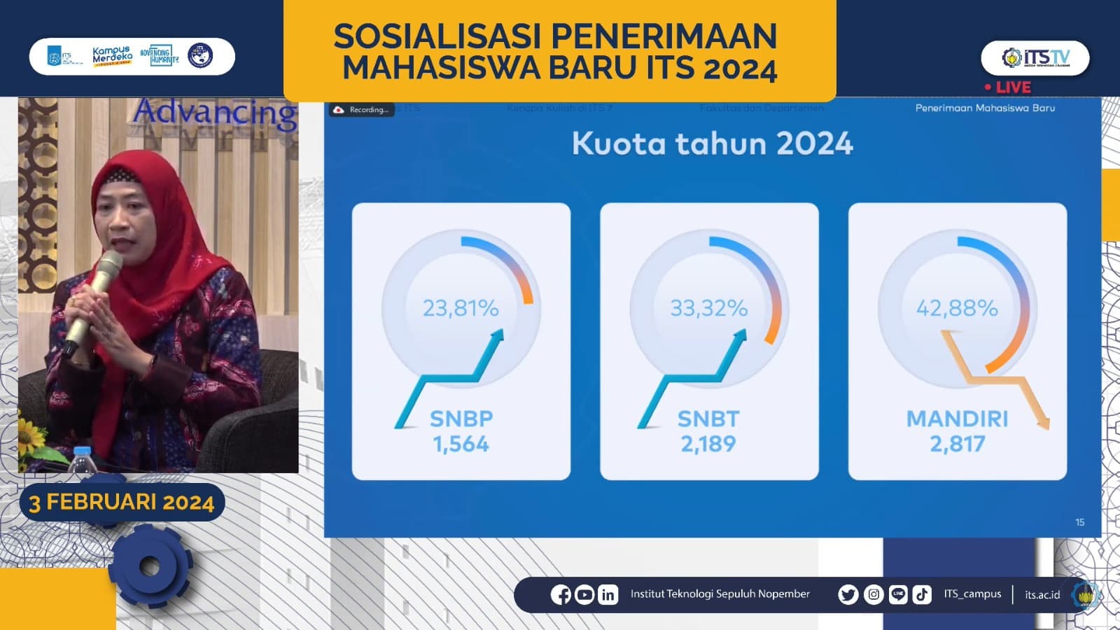 Empat Prodi Baru ITS Siap Diperebutkan pada SNBP dan SNBT 2024