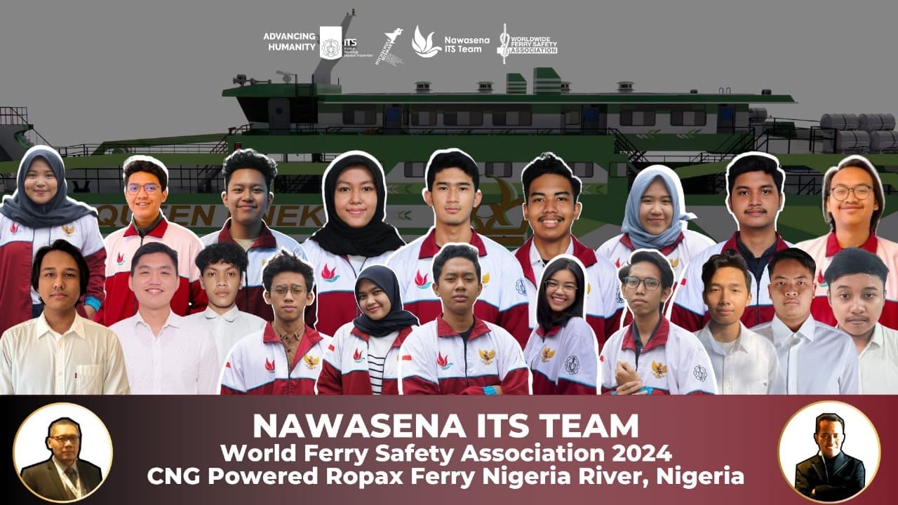 Tim Nawasena ITS Kembali Juarai Kompetisi Desain Feri Internasional