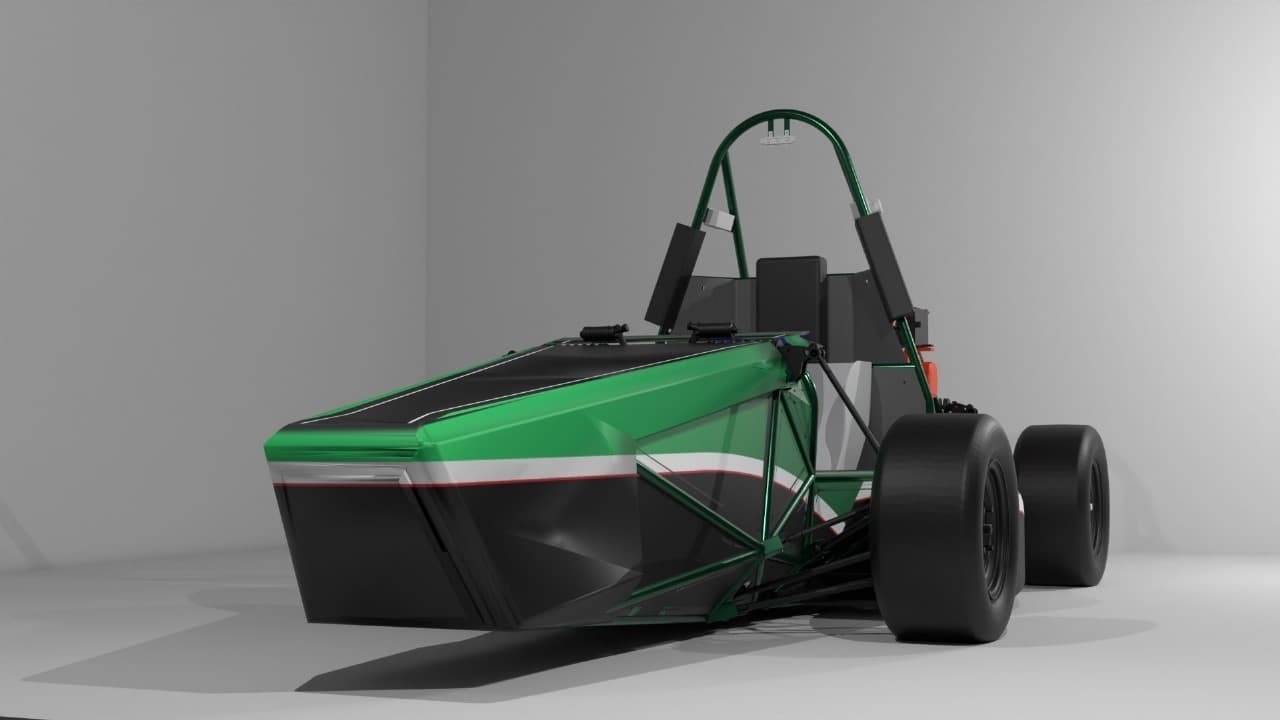 Purwarupa mobil listrik Tim Anargya ITS meraih juara 1 pada kompetisi Formula Bharat Pi-EV 2024