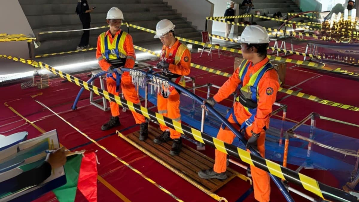 Tim ITS Sabet Juara dalam Gelaran Sustainable Bridge Competition 2024