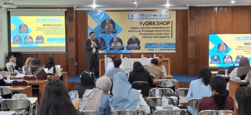 FSRD ISI Yogyakarta Gelar Workshop Pembuatan Dan Pembimbingan Proposal Program Kreativitas Mahasiswa (PKM) 2025