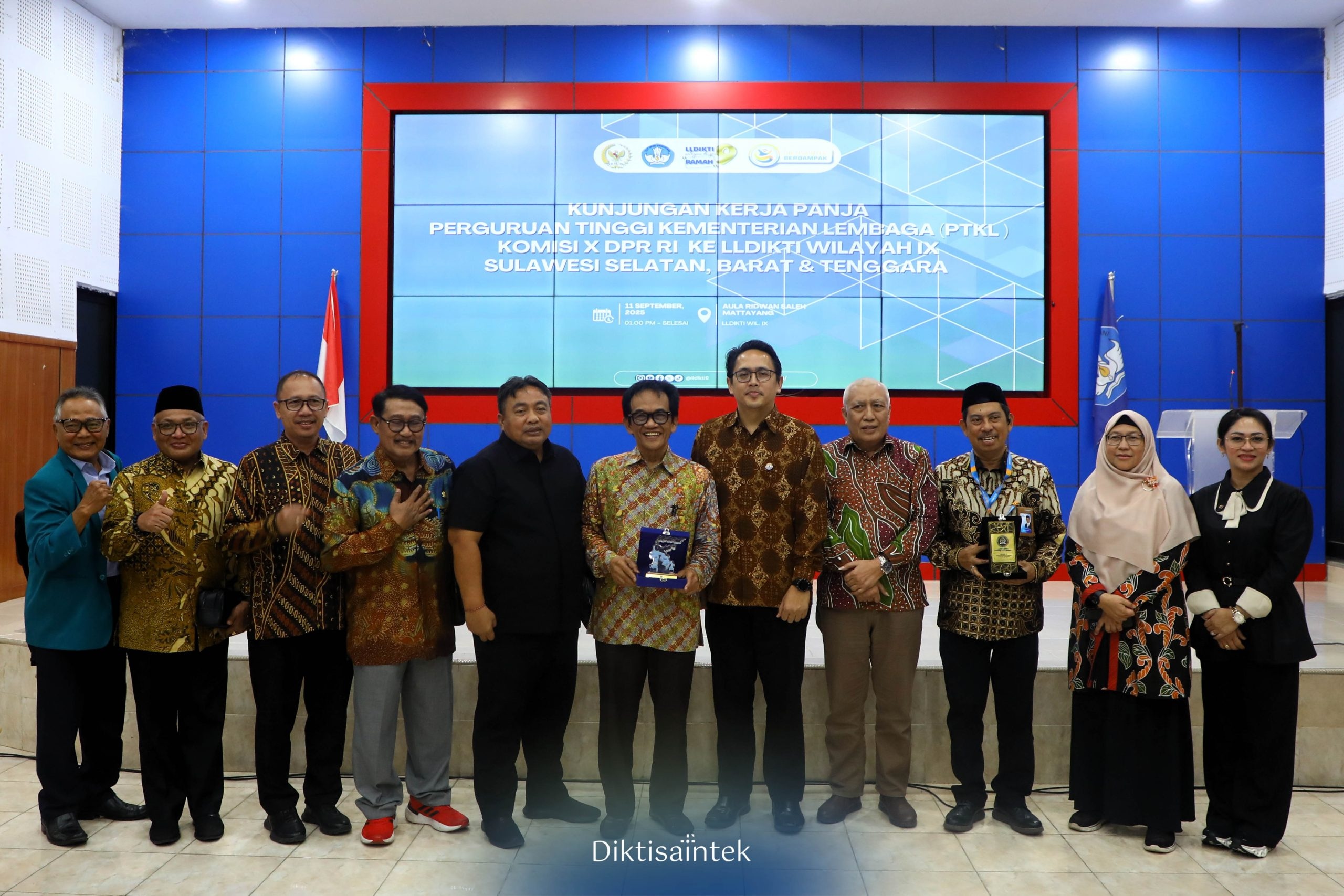 Kemdiktisaintek dan Komisi X DPR RI Dorong Penguatan PTKL di LLDikti Wilayah IX