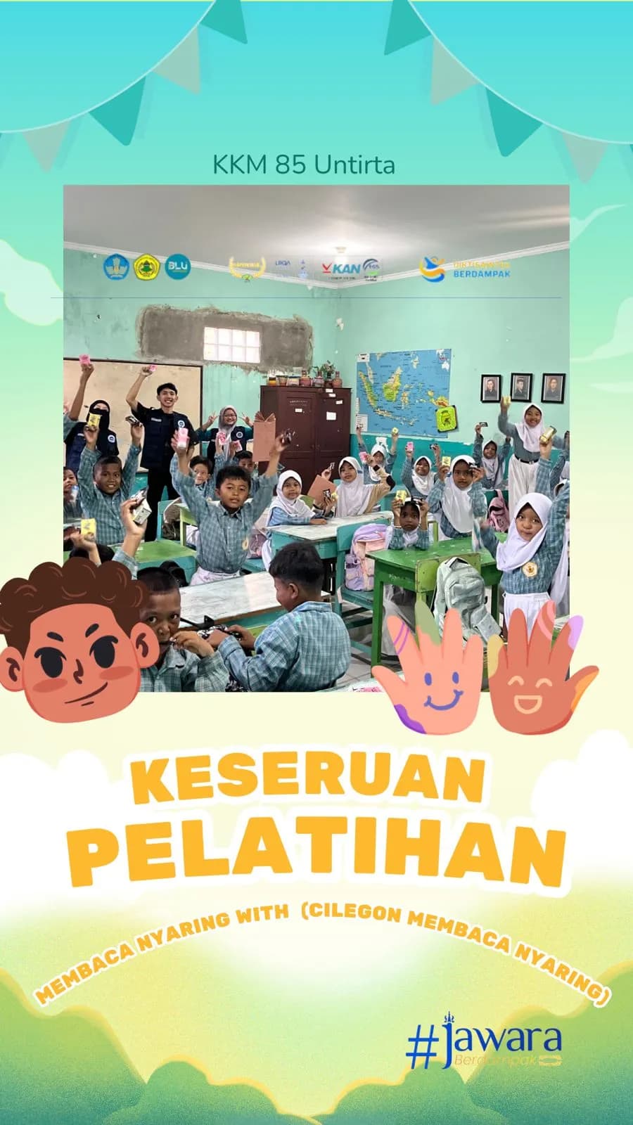 Kampus Berdampak: Sinergi Mahasiswa serta pelatihan dengan Komunitas Membaca Nyaring Cilegon dalam Meningkatkan Budaya Literasi Anak di TBM IBNU SINA