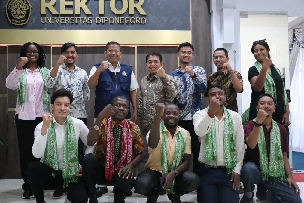 Rektor UNDIP Sambut Mahasiswa Internasional Penerima Beasiswa KNB 2025