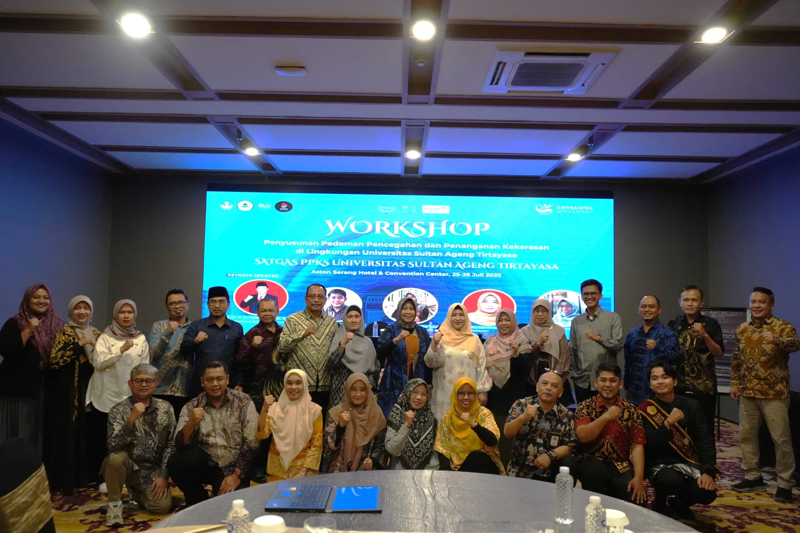 Workshop Penyusunan Pedoman Pencegahan dan Penanganan Kekerasan di Untirta: Wujud Komitmen Menuju Kampus Sehat dan Aman