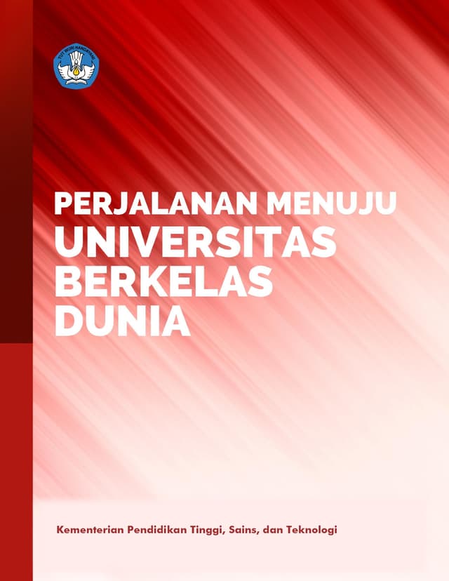 Buku I WCU- Perjalanan Menuju Universitas Berkelas Dunia