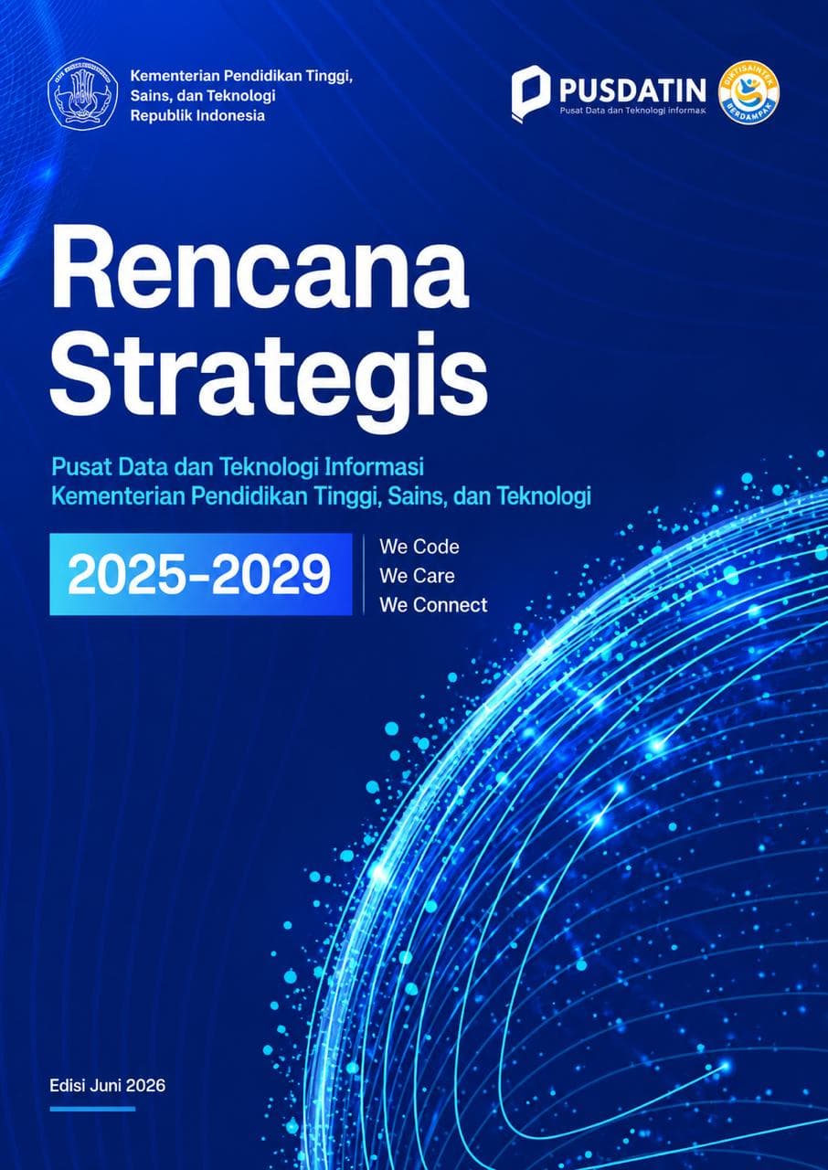 Rencana Strategis Pusdatin Kemdiktisaintek Tahun 2025-2029 (Edisi Juni 2026)