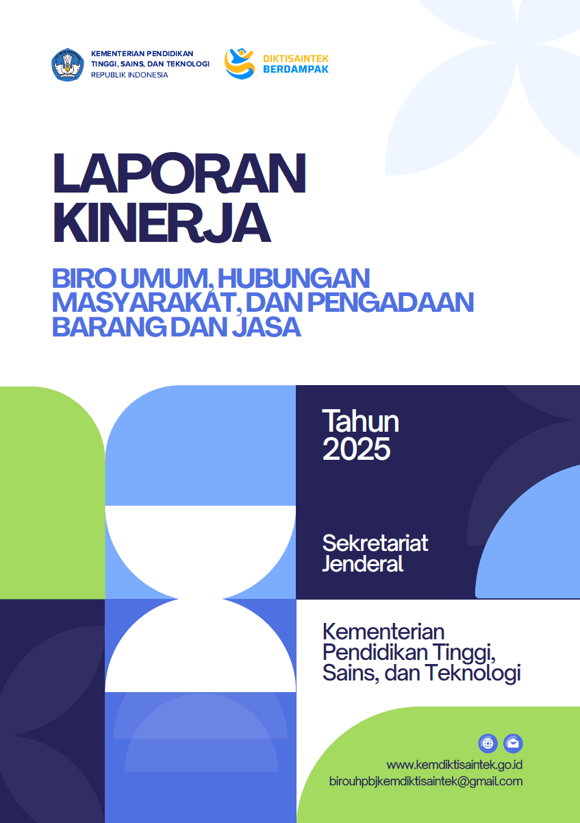 Laporan Kinerja Biro Umum, Hubungan Masyarakat, dan Pengadaan Barang dan Jasa 2025