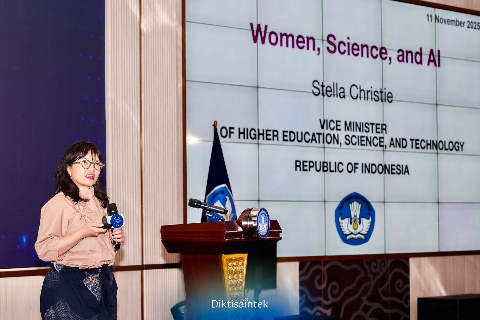 Wamendiktisaintek Dorong Perempuan untuk Lebih Aktif di bidang STEM