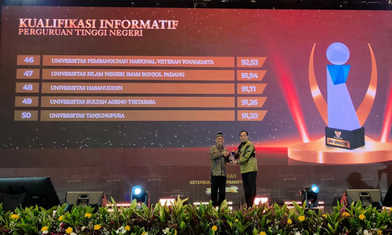 Untirta Raih Penghargaan Badan Publik Informatif dari KI Pusat Lima Tahun Berturut-turut (2021–2025)