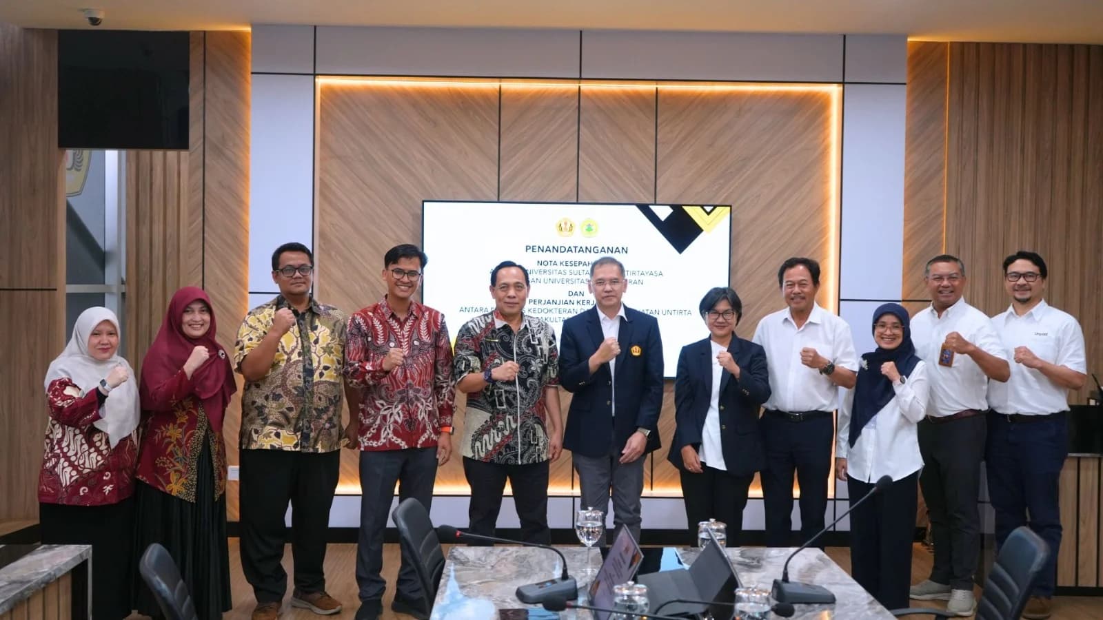 Untirta dan Unpad Tanda Tangani Nota Kesepahaman dan Perjanjian Kerja Sama Pengembangan Pendidikan Dokter Spesialis