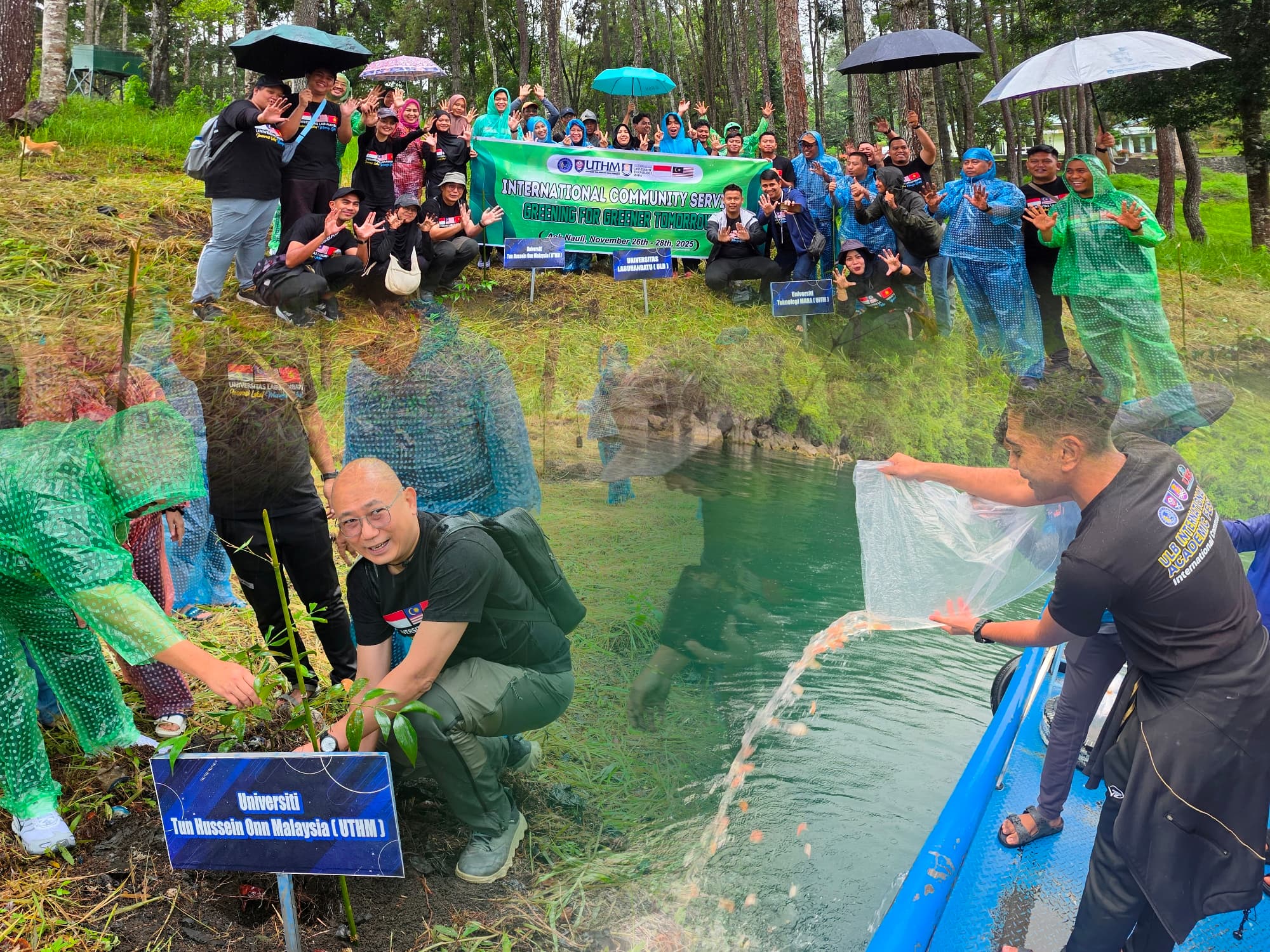 ULB Perkuat Komitmen Pelestarian Danau Toba melalui International Community Service