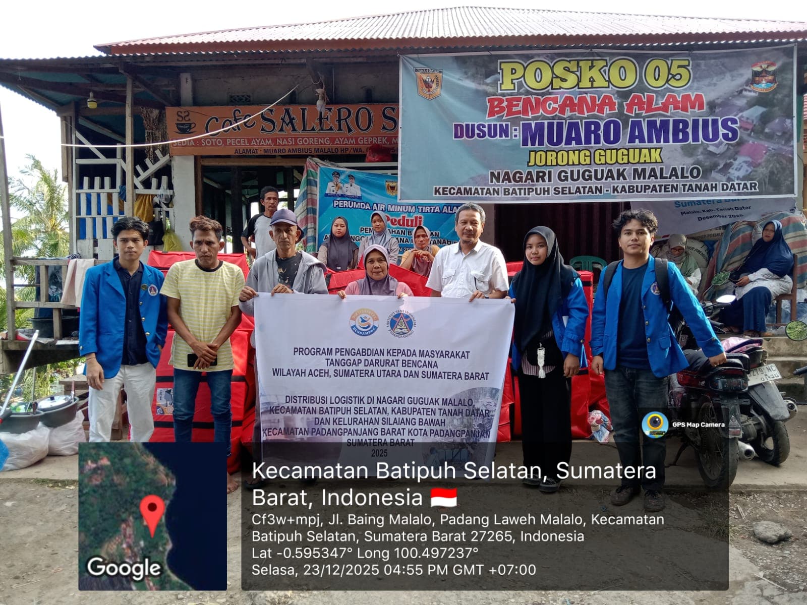 Pengabdian kepada Masyarakat Tanggap Bencana, Bantuan Logistik Disalurkan ke Nagari Guguak Malalo