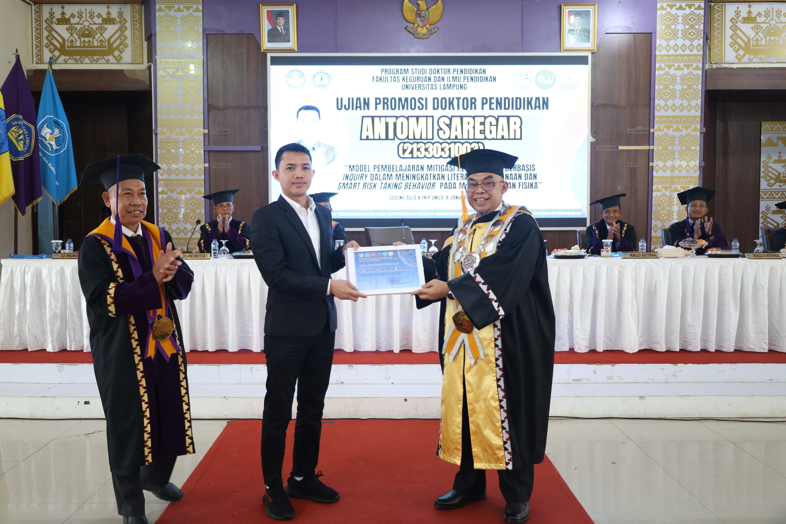 Doktor Ilmu Pendidikan Unila Kembangkan Model PINTAR-Bencana untuk Literasi Kebencanaan