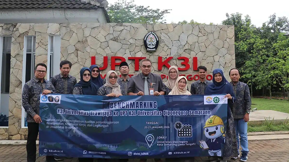Universitas Brawijaya Benchmarking ke UPT K3L UNDIP, Pelajari Pengelolaan Lingkungan Kampus Berkelanjutan