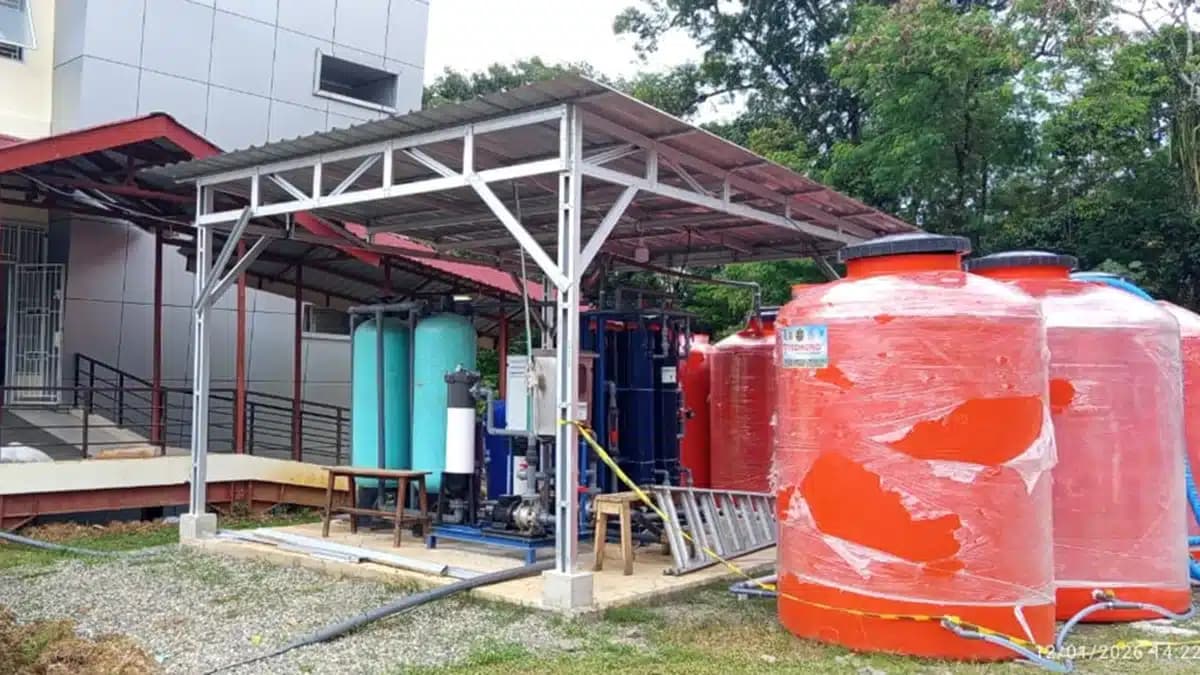 Tim Inovasi Mesin Ultrafiltrasi Universitas Diponegoro Sediakan Air Bersih Bagi Masyarakat Padang