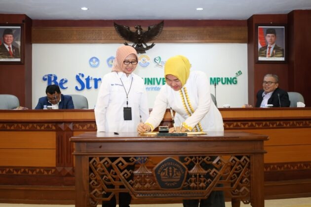 Unila Perkuat Tata Kelola Akuntabel Melalui Penandatanganan Perjanjian Kinerja 2026