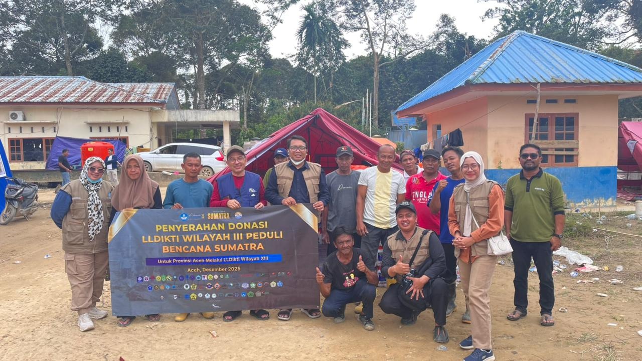 LLDikti Wilayah III Gandeng PTS Salurkan Donasi Bencana Sumatra dan Susun KKN Tematik Pemulihan Pasca Bencana 2026