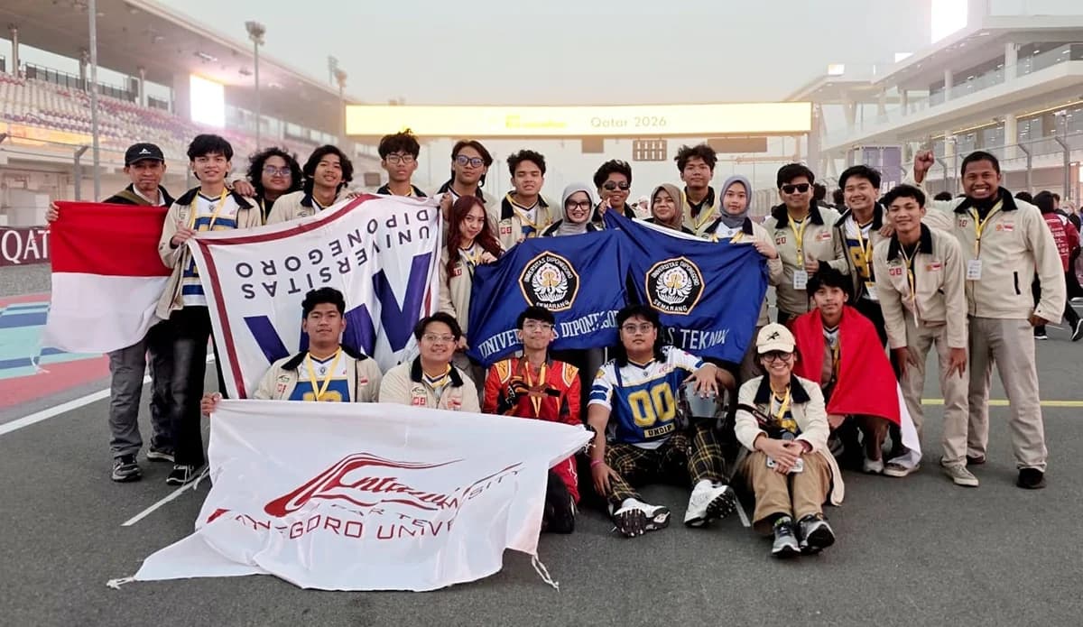 Tim Antawirya UNDIP Ukir Prestasi Dunia, Wakili Asia Menuju World Championship Shell Eco-Marathon 2027