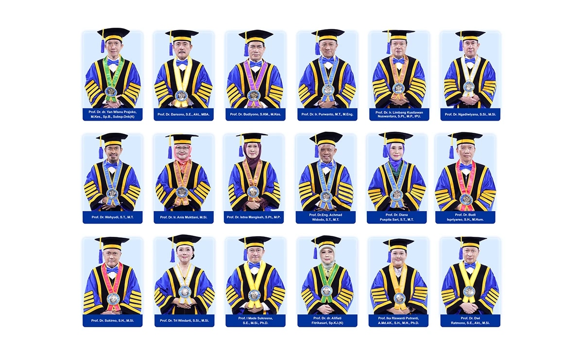 UNDIP Awali 2026 dengan Pengukuhan 18 Guru Besar, Perkuat Peran UNDIP Ciptakan Inovasi Berdampak bagi Masyarakat