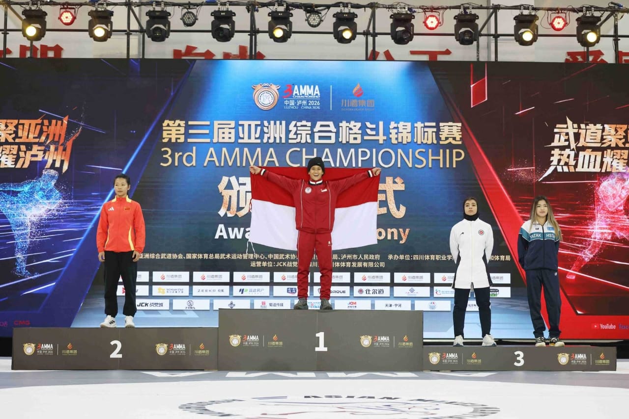 Mahasiswi STIKOM Tunas Bangsa Raih Emas dan Best Performance di 3rd AMMA Championship, China