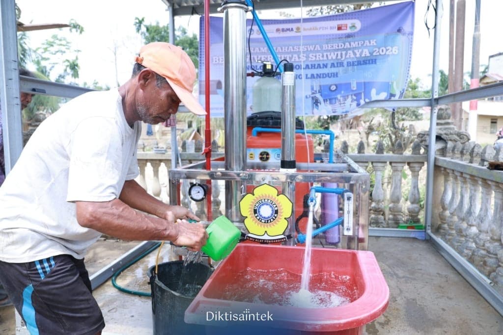 Instalasi Air Bersih dan Siap Minum Inovasi Mahasiswa, Penuhi Kebutuhan Warga Kampung Landuh Aceh Tamiang