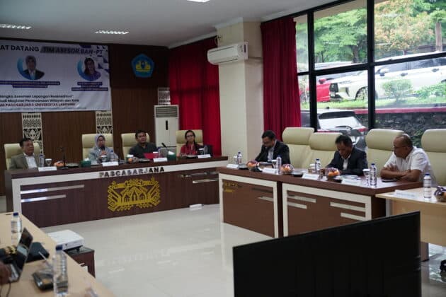 Unila Gelar Asesmen Lapangan Reakreditasi Prodi MPWK Pascasarjana