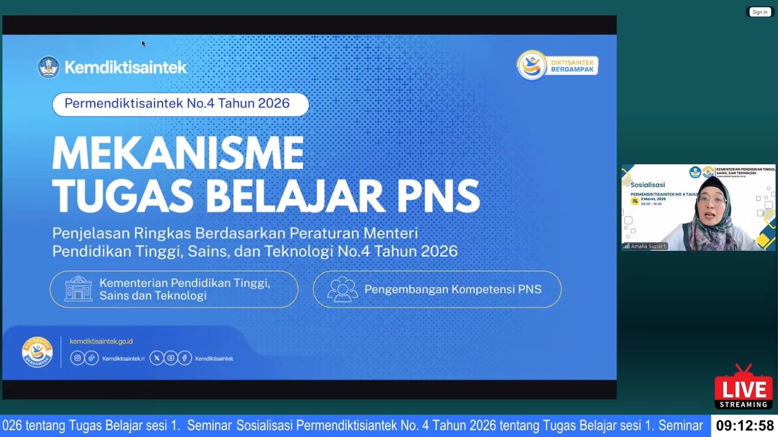 Kemdiktisaintek Tetapkan Mekanisme Tugas Belajar PNS 2026, Perkuat SDM Profesional dan Berdampak